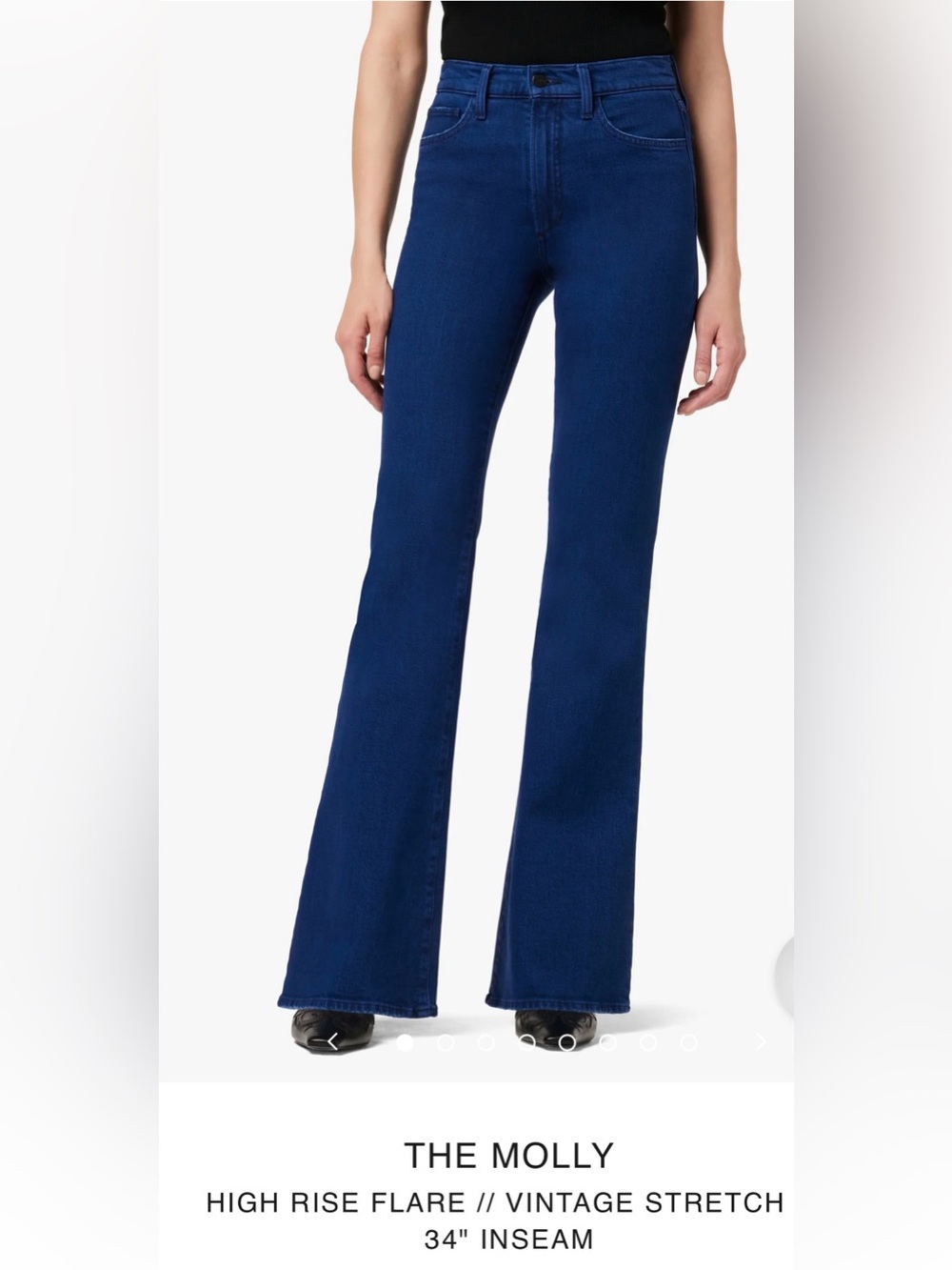 Joe's Jeans The Molly High-Rise Flare in Deep Blue